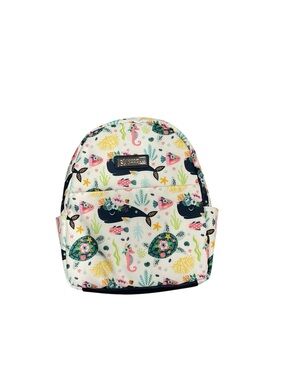 Lily Bloom Under the Sea Whale Sea Turtle Mini Backpack Recycled Fabric NWT